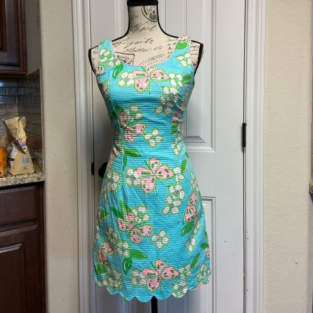 Lily Pulitzer Butterfly Ribbon Dress